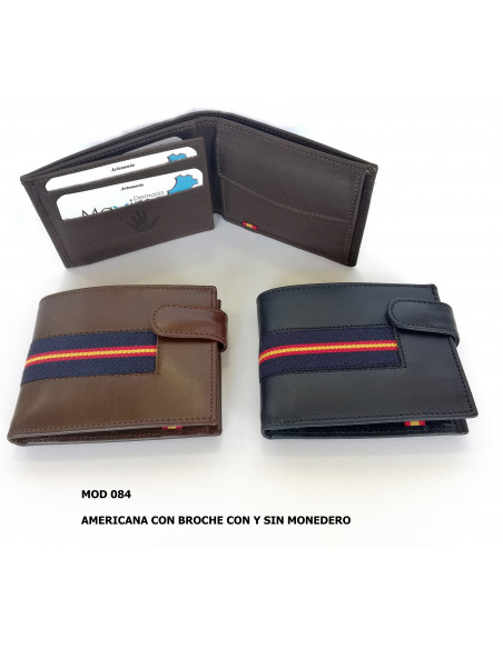 CARTERAS PIEL CON LONA 