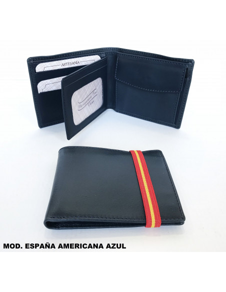 CARTERA PIEL CON ELÁSTICO 