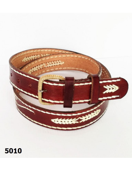CINTURÓN ESPIGADO MARRÓN 5010
