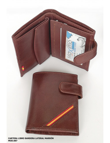 CARTERA PIEL BANDERA 