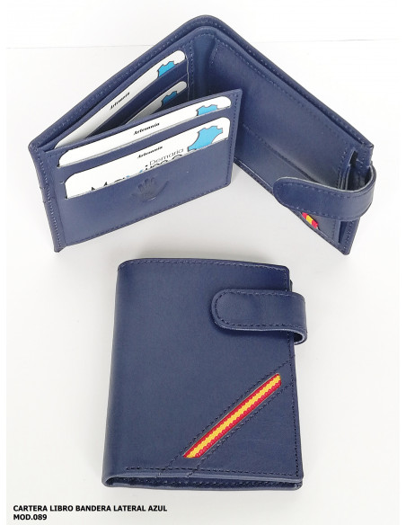 CARTERA PIEL BANDERA 