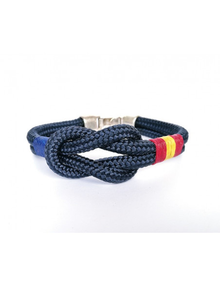 PULSERA NÁUTICA NUDO LLANO