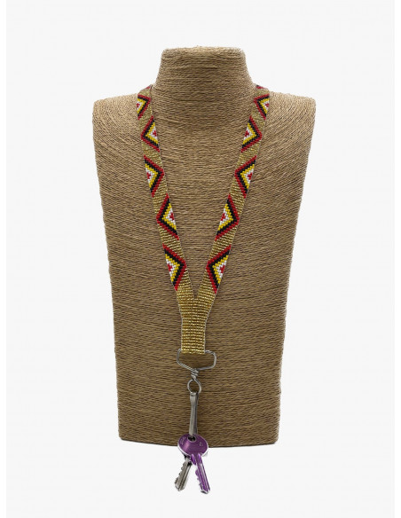 Cuelga llaves Chaquira