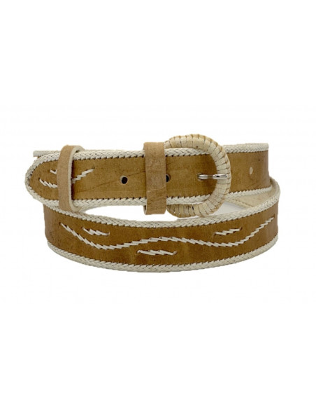 CINTURÓN POTRO COSTURA DE BORDE