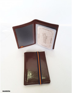 TARJETERO DOBLE ELÁSTICO ESPAÑA AZUL 2